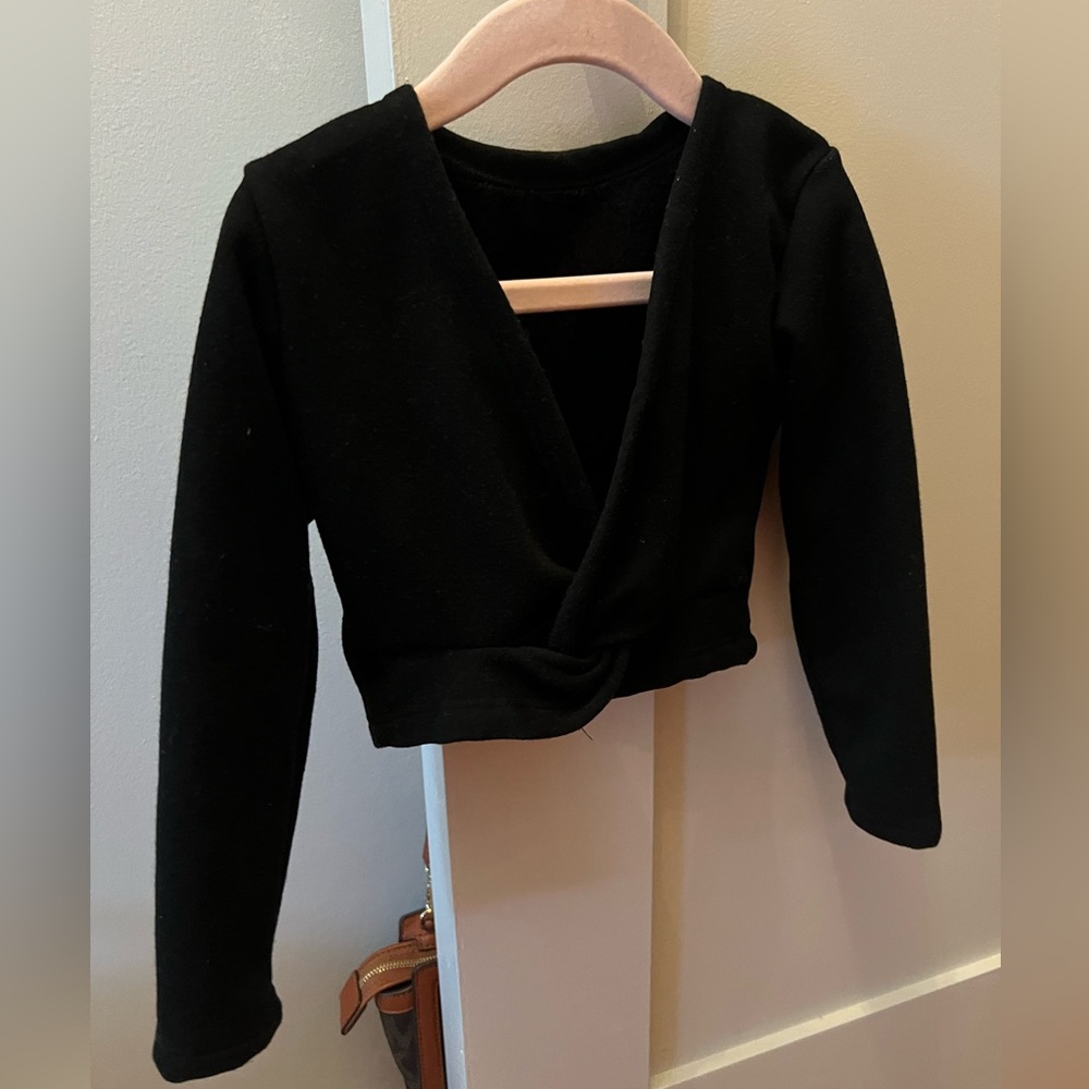 Girls Black Ballet Wrap Tops
Kids Long Sleeve